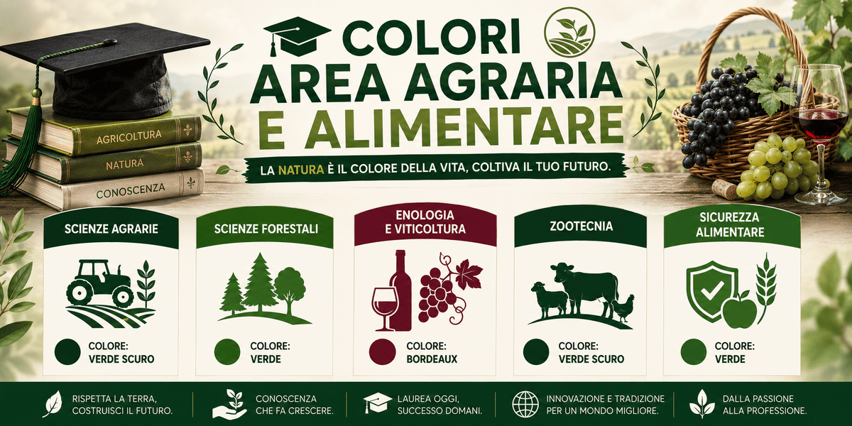Colori Laurea Agraria e scienze alimentari